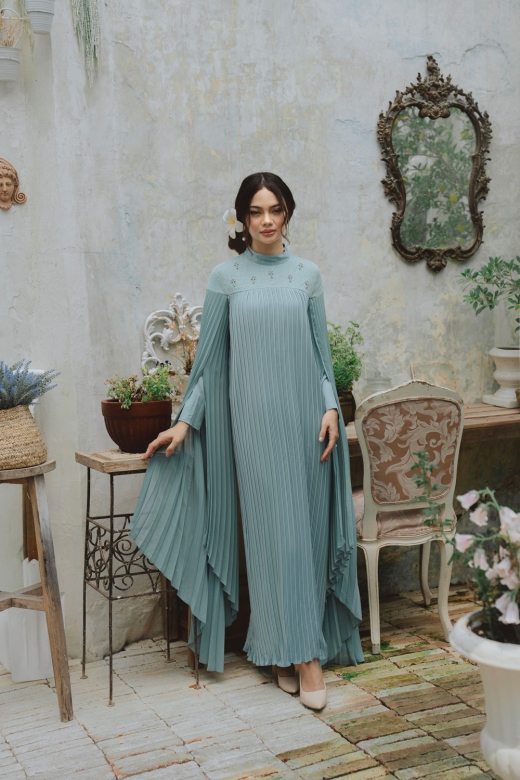 Alayla Abaya- lagoon teal